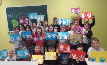 Uczniowie klasy 2A wzię̨li udział w wojewódzkiej Akcji informacyjno-edukacyjnej pt. „Wirusoochrona"