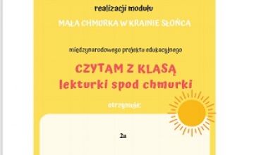 "Czytam z klasą- Lekturki spod chmurki’’.