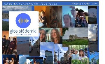 Pierwszy w tym roku szkolnym numer gazetki "Głos Siódemki"