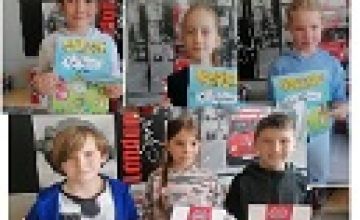 Najlepsi w konkursach  językowych klas drugich 